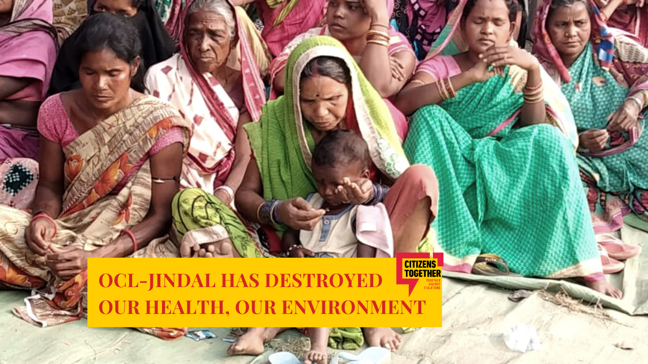 Villagers of Odisha – Chhattisgarh Border Protesting Against OCL-JINDAL