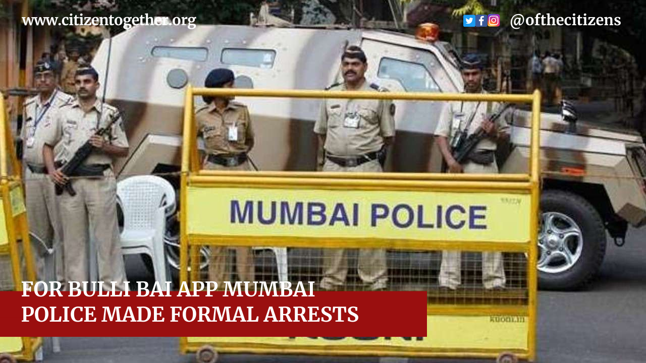 <strong>For Bulli Bai App, Mumbai Police Arrested 21 Years Old Bengaluru Student and a Woman from Uttarakhand</strong>